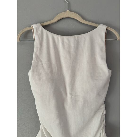 NWT OGL Plantive Elastic Open Back Brami Tank Top Ribbed Size Medium - Picture 5 of 9